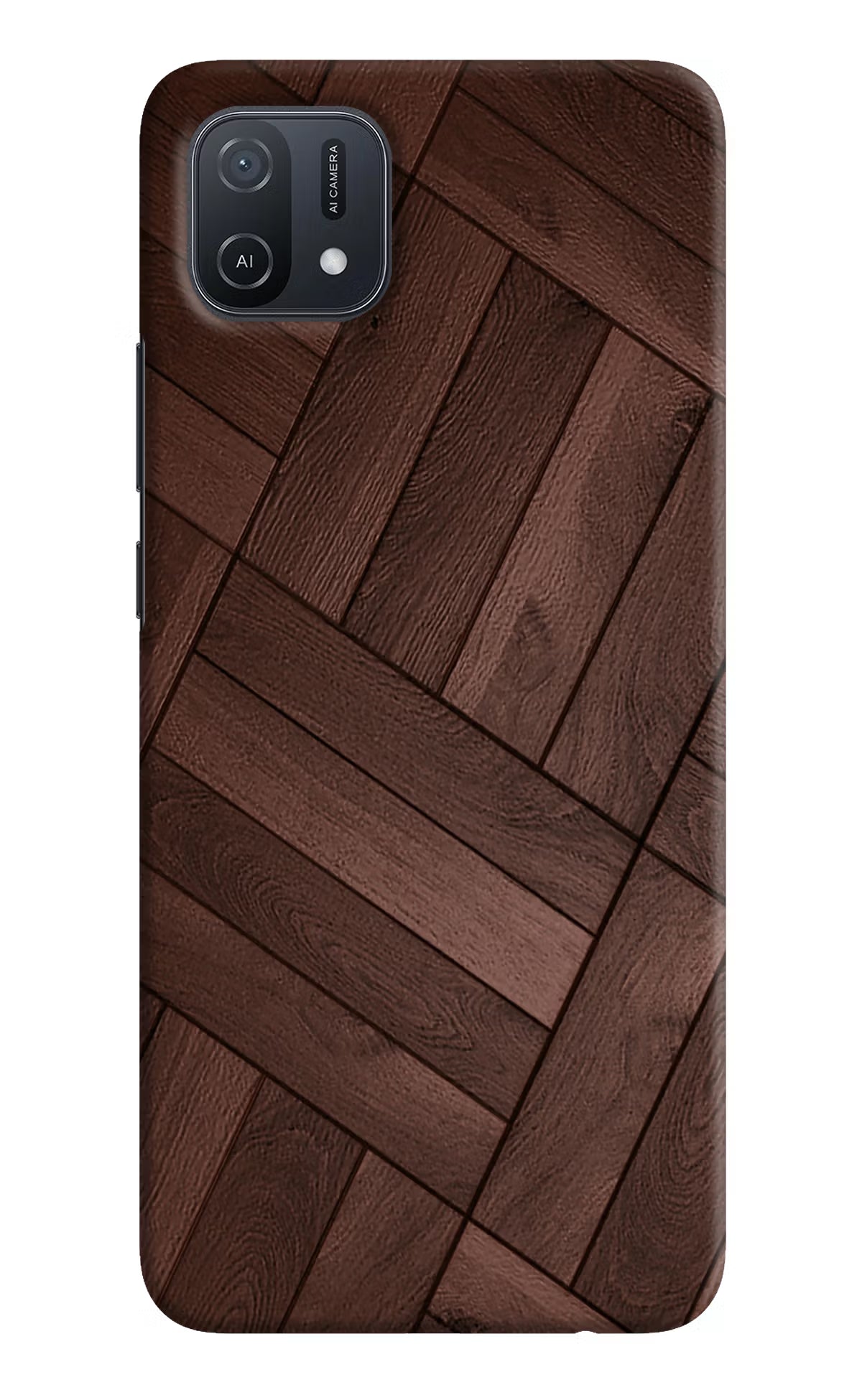 Wooden Texture Design Oppo A16k/A16e Hard Case Back Cover by Casekaro