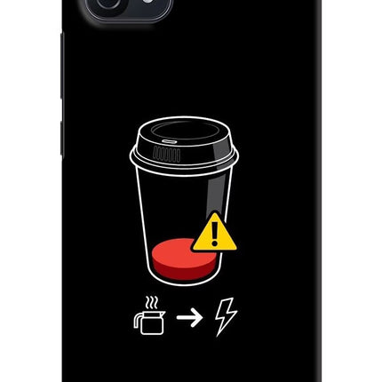 Coffee Oppo A16k/A16e Hard Case Back Cover by Casekaro