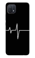 Heart Beats Oppo A16k/A16e Hard Case Back Cover by Casekaro