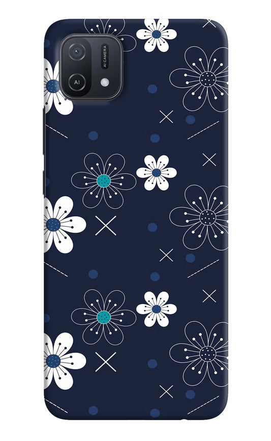 Flowers Oppo A16k/A16e Hard Case Back Cover by Casekaro