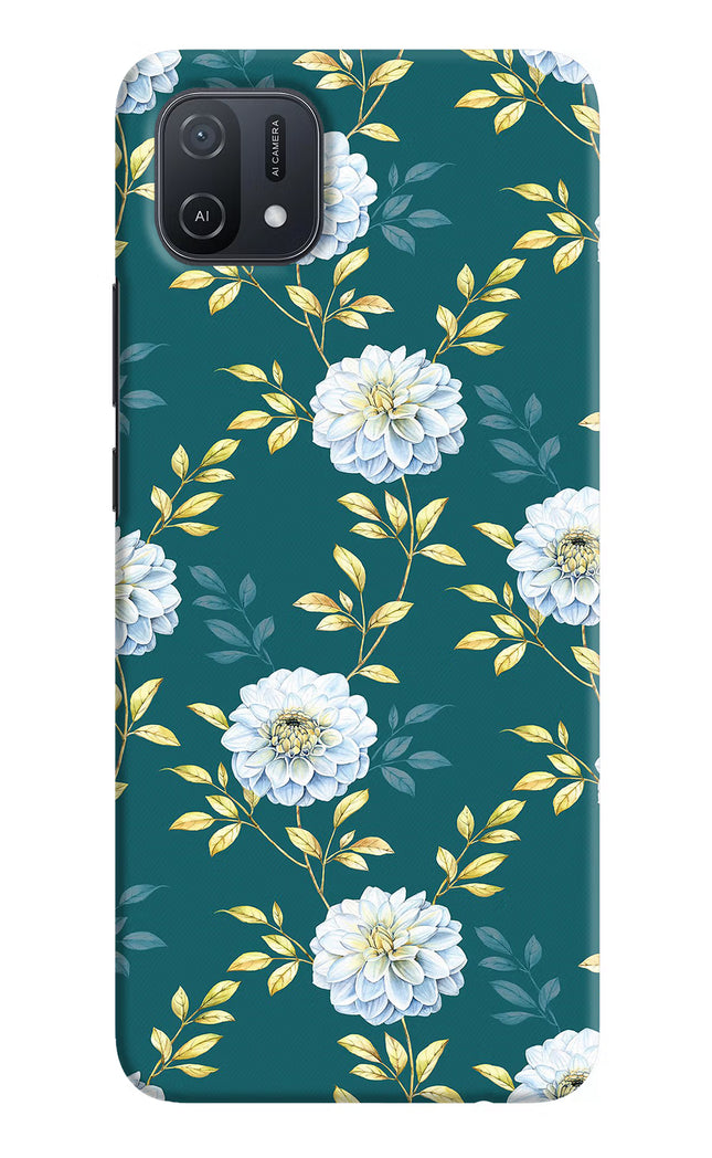 Flowers Oppo A16k/A16e Hard Case Back Cover by Casekaro
