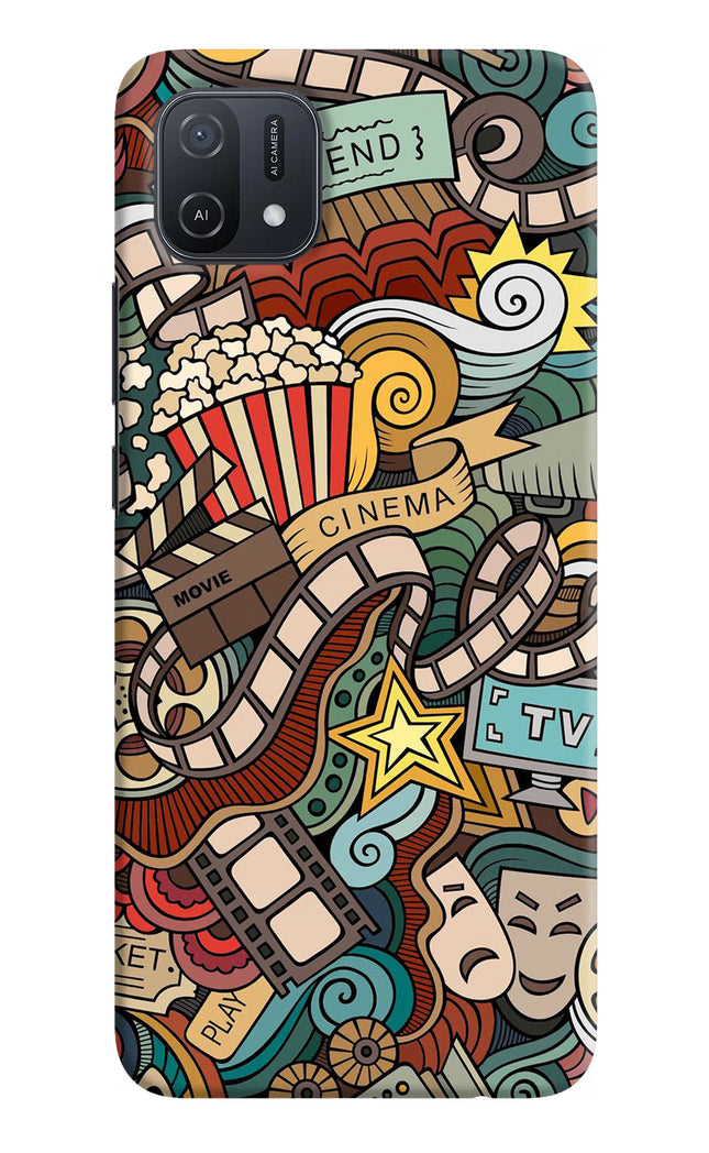 Cinema Abstract Oppo A16k/A16e Hard Case Back Cover by Casekaro
