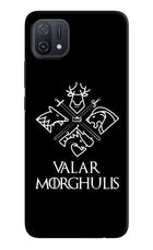 Valar Morghulis | Game Of Thrones Oppo A16k/A16e Hard Case Back Cover by Casekaro