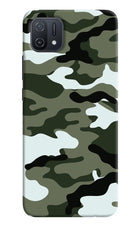 Camouflage Oppo A16k/A16e Hard Case Back Cover by Casekaro