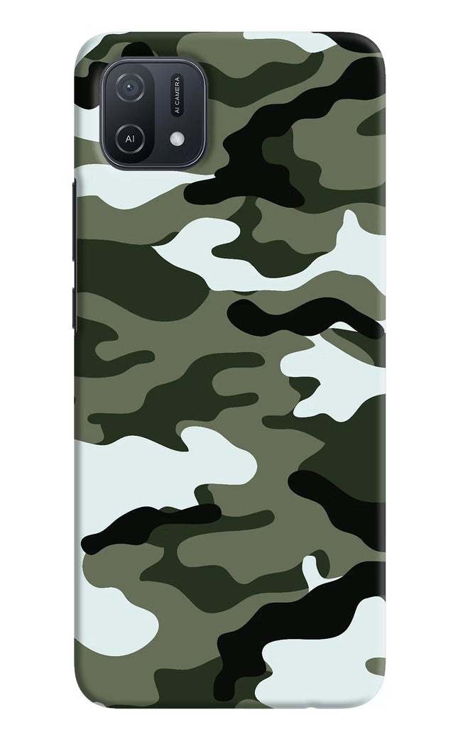 Camouflage Oppo A16k/A16e Hard Case Back Cover by Casekaro