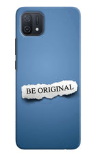 Be Original Oppo A16k/A16e Hard Case Back Cover by Casekaro