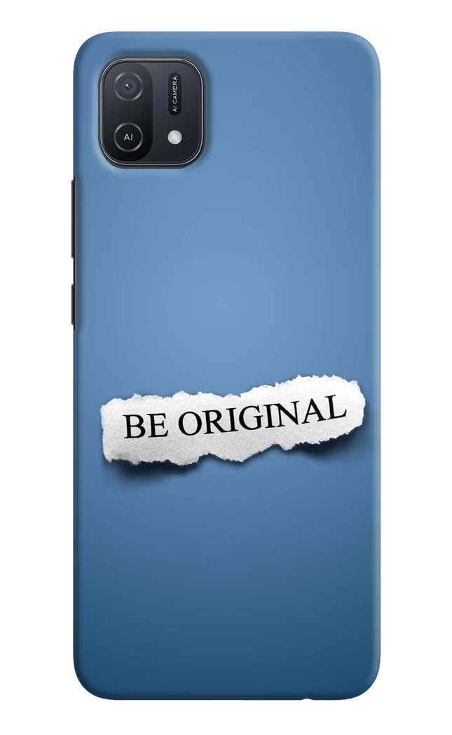 Be Original Oppo A16k/A16e Hard Case Back Cover by Casekaro