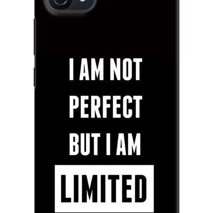 I Am Not Perfect But I Am Limited Edition Oppo A16k/A16e Hard Case Back Cover by Casekaro