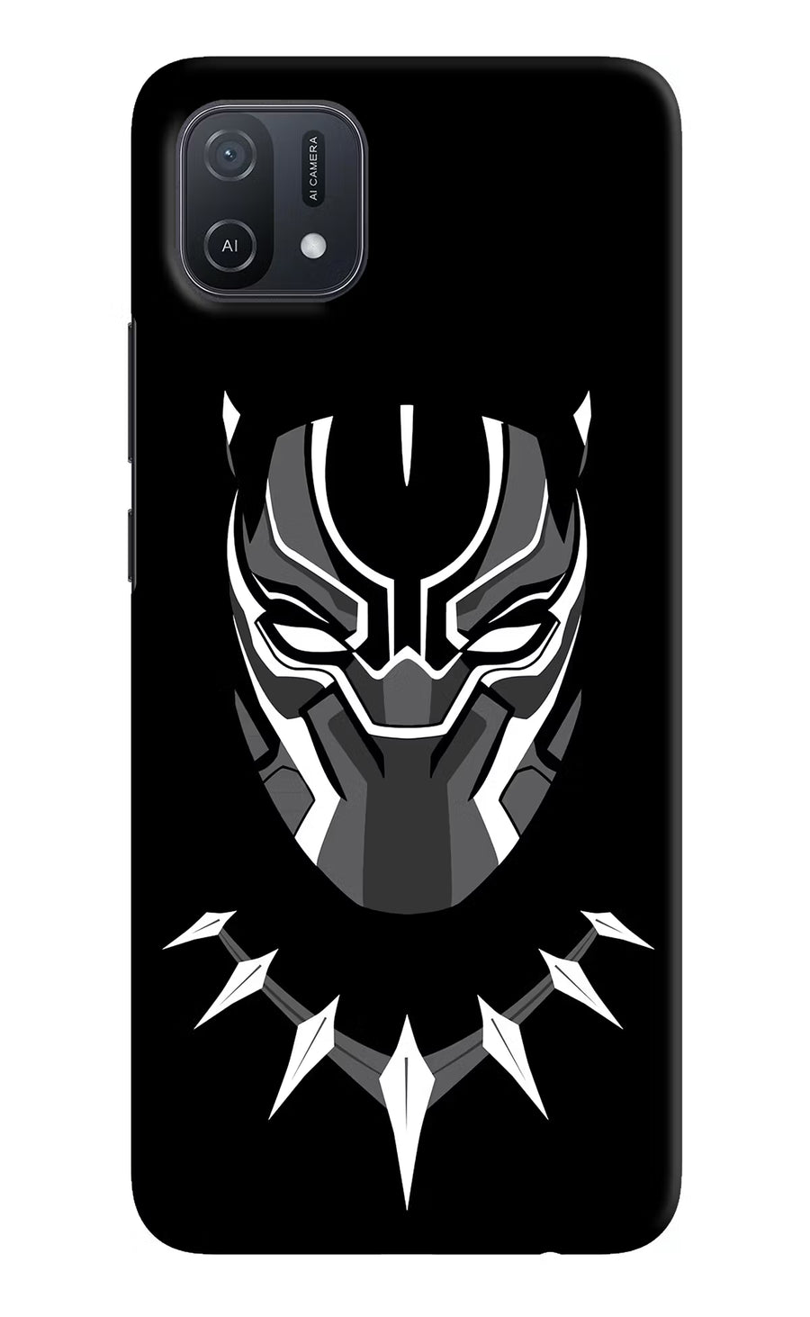 Black Panther Oppo A16k/A16e Back Cover, Hard case