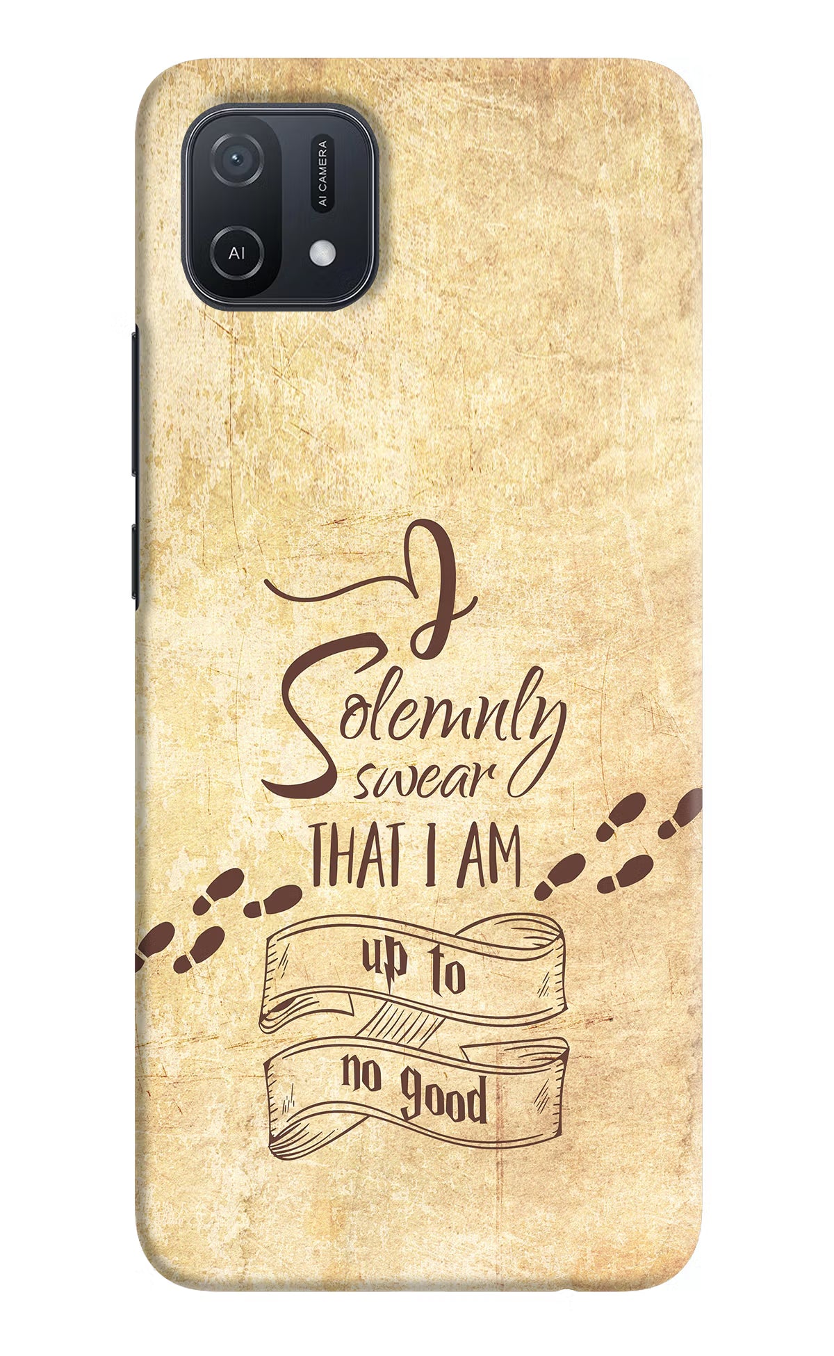 I Solemnly swear that i up to no good Oppo A16k/A16e Hard Case Back Cover by Casekaro