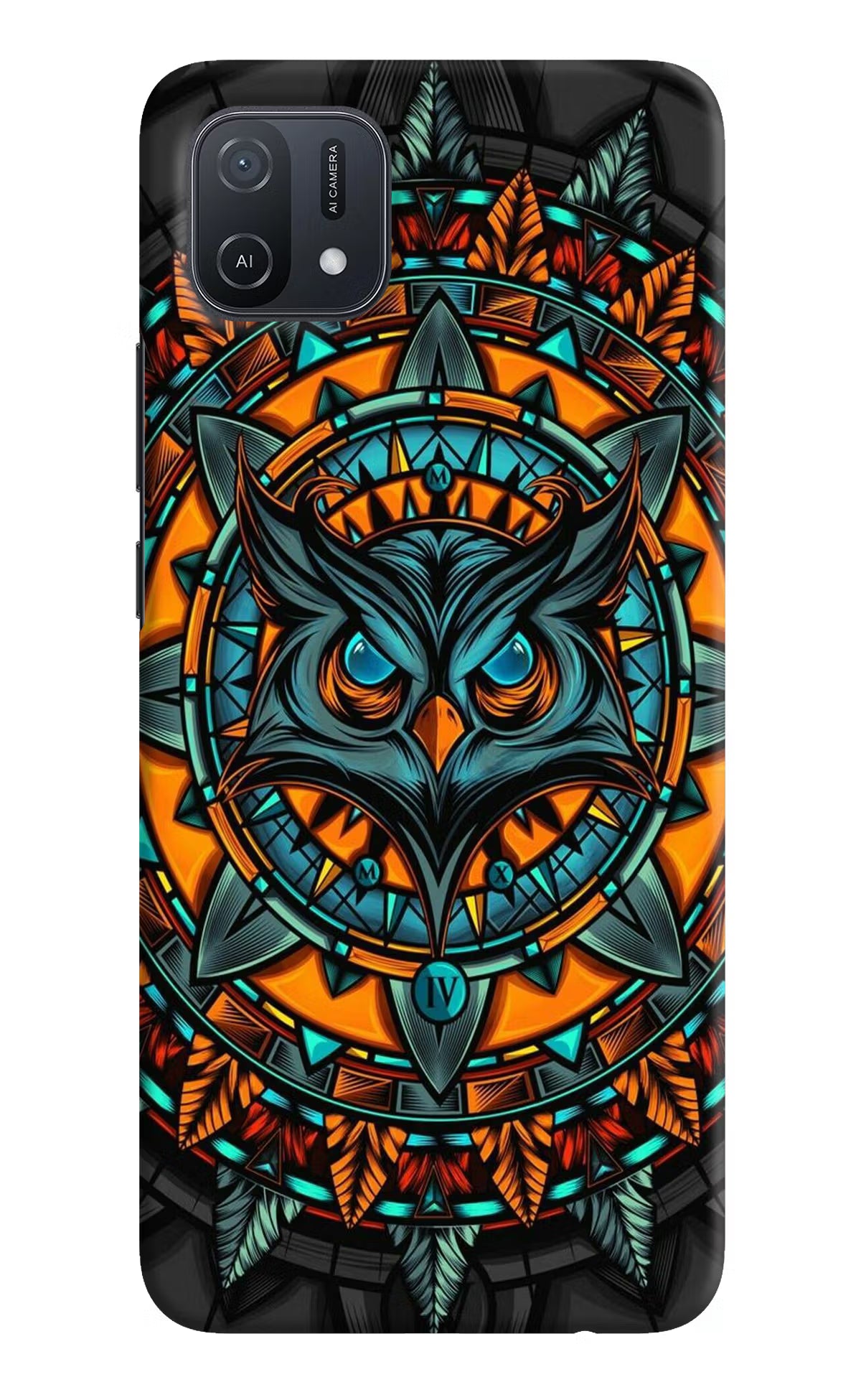 Angry Owl Art Oppo A16k/A16e Hard Case Back Cover by Casekaro
