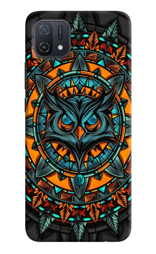 Angry Owl Art Oppo A16k/A16e Hard Case Back Cover by Casekaro