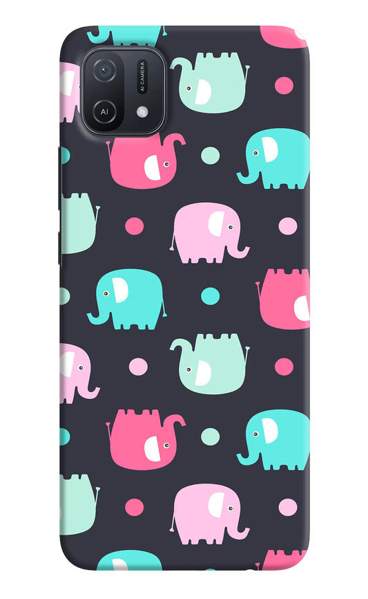 Elephants Oppo A16k/A16e Hard Case Back Cover by Casekaro