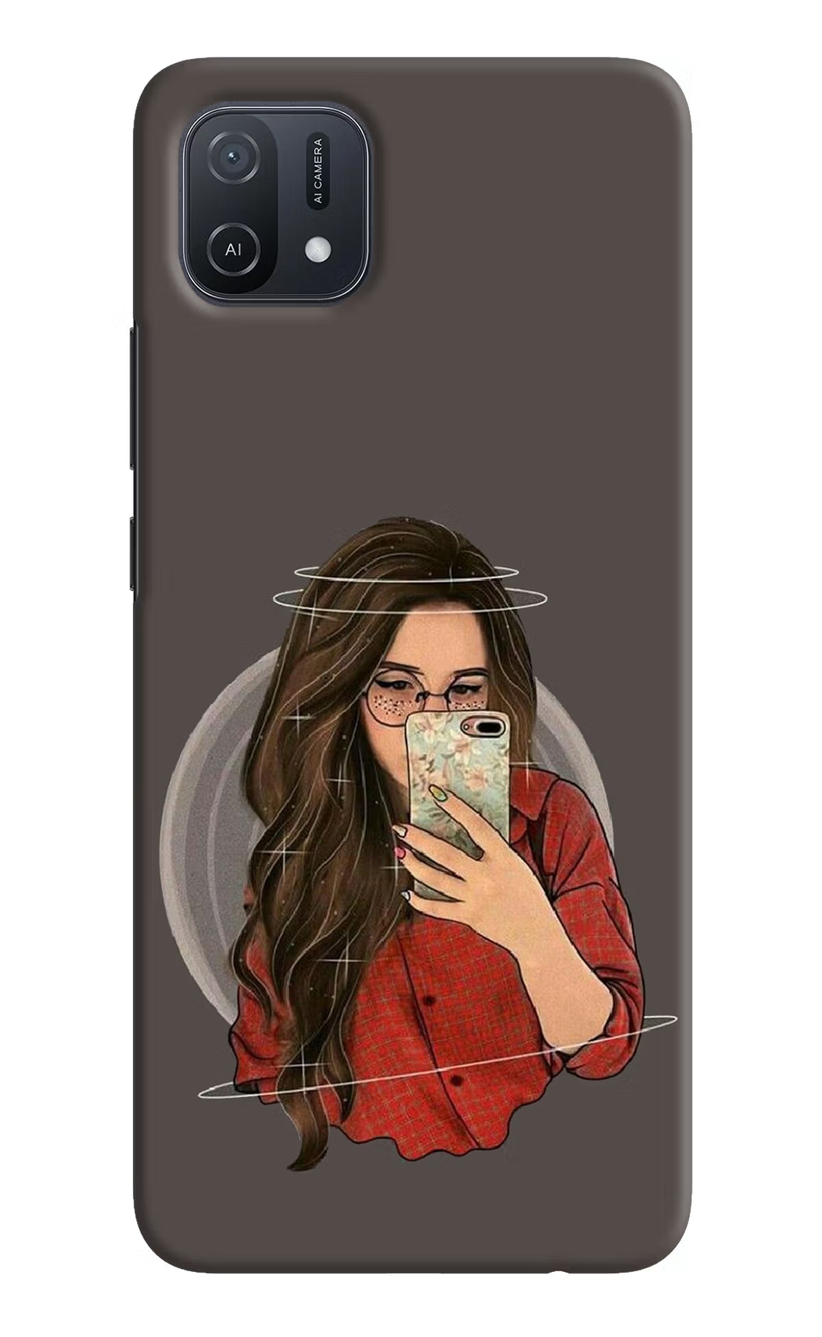 Selfie Queen Oppo A16k/A16e Hard Case Back Cover by Casekaro