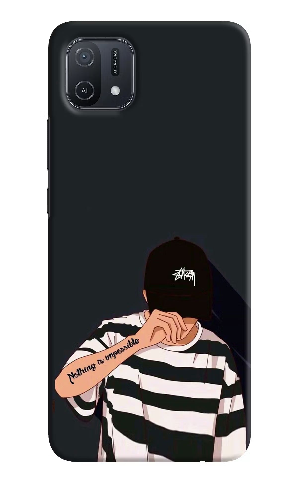 Aesthetic Boy Oppo A16k/A16e Hard Case Back Cover by Casekaro