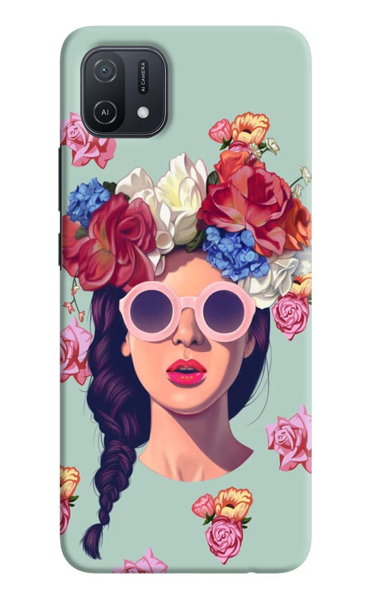Pretty Girl Oppo A16k/A16e Hard Case Back Cover by Casekaro