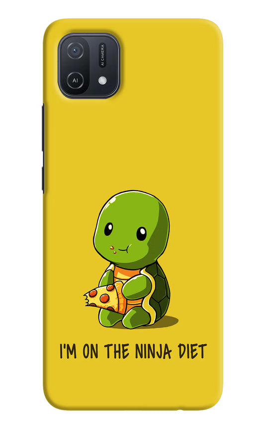 I'm on Ninja Diet Oppo A16k/A16e Hard Case Back Cover by Casekaro