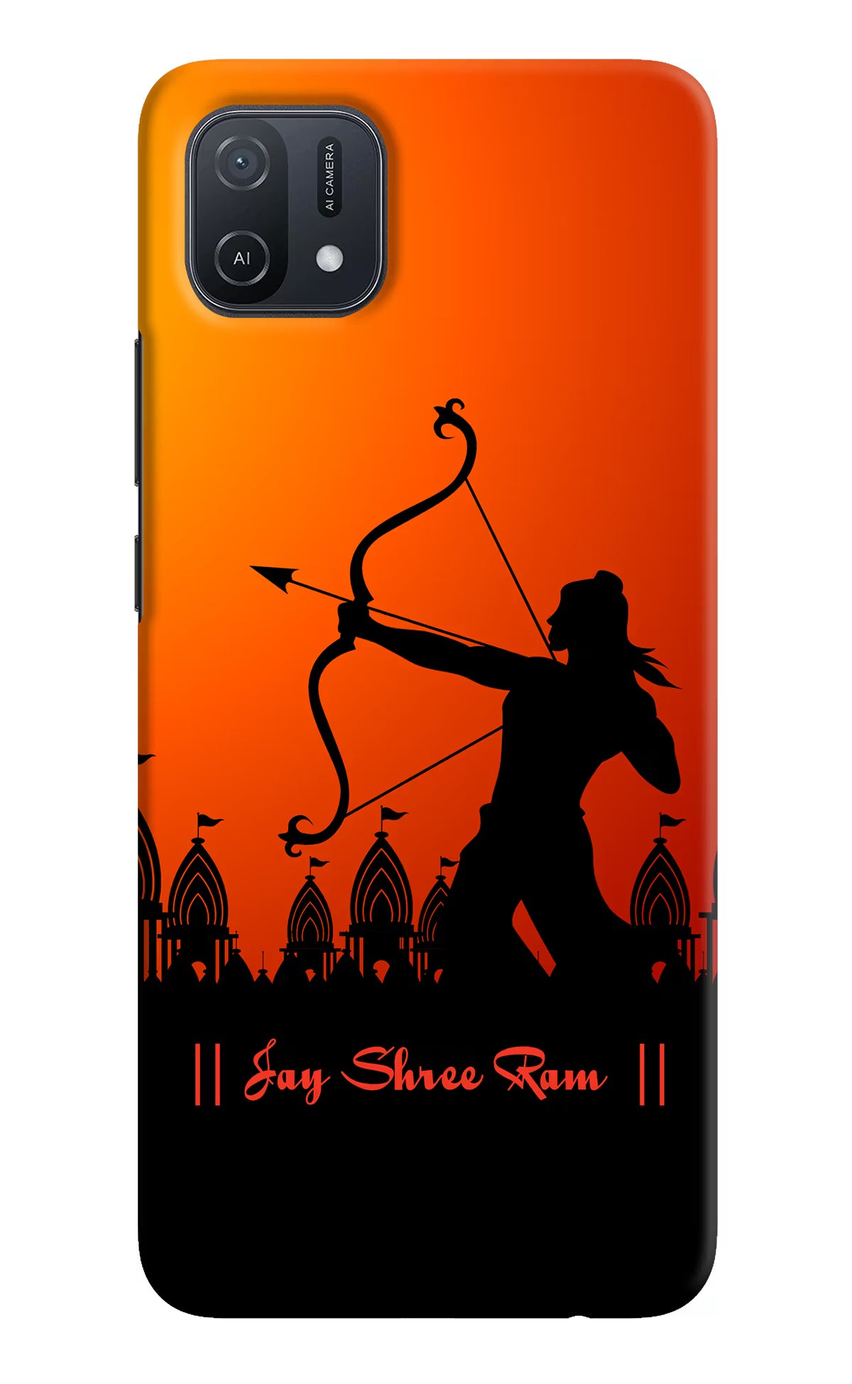 Lord Ram - 4 Oppo A16k/A16e Hard Case Back Cover by Casekaro