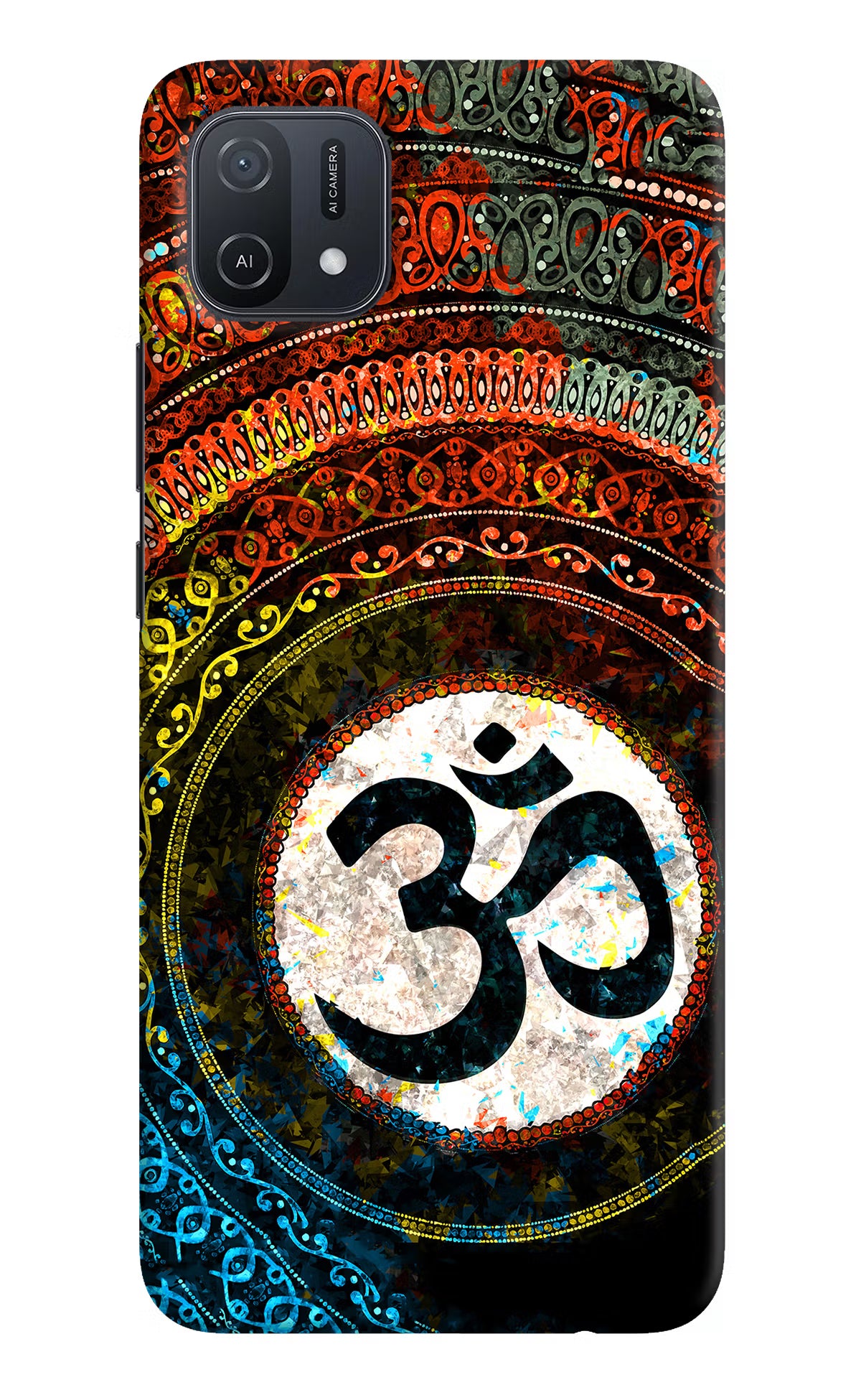 Om Cultural Oppo A16k/A16e Hard Case Back Cover by Casekaro