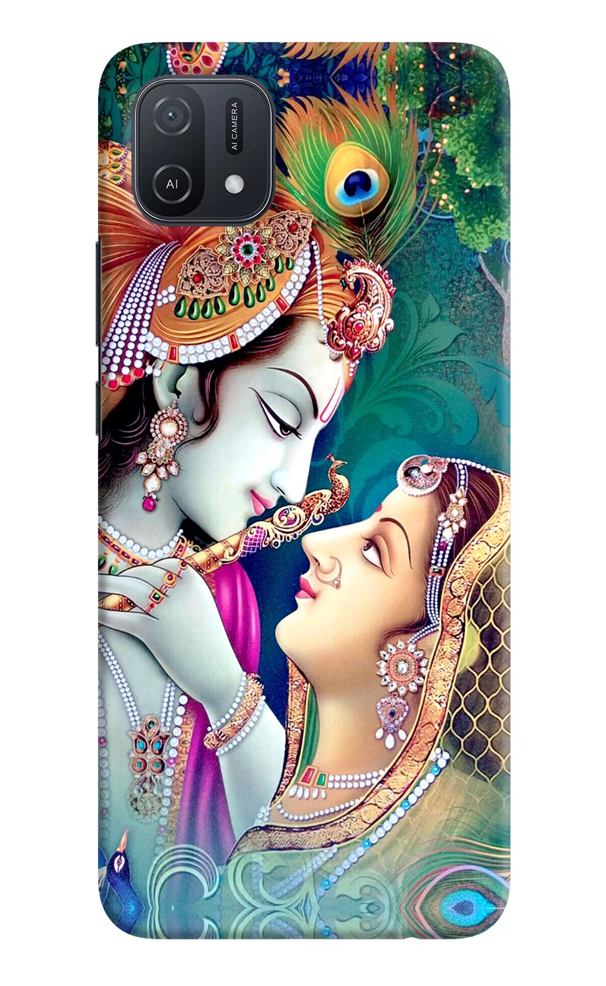 Lord Radha Krishna Oppo A16k/A16e Hard Case Back Cover by Casekaro