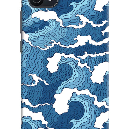 Blue Waves Oppo A16k/A16e Hard Case Back Cover by Casekaro