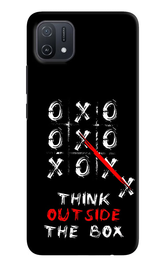 Think out of the BOX Oppo A16k/A16e Hard Case Back Cover by Casekaro