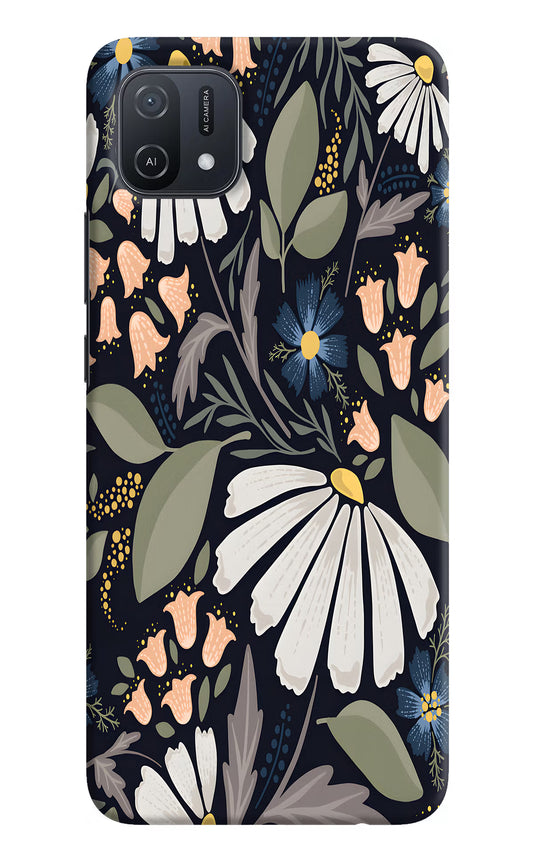 Flowers Art Oppo A16k/A16e Hard Case Back Cover by Casekaro