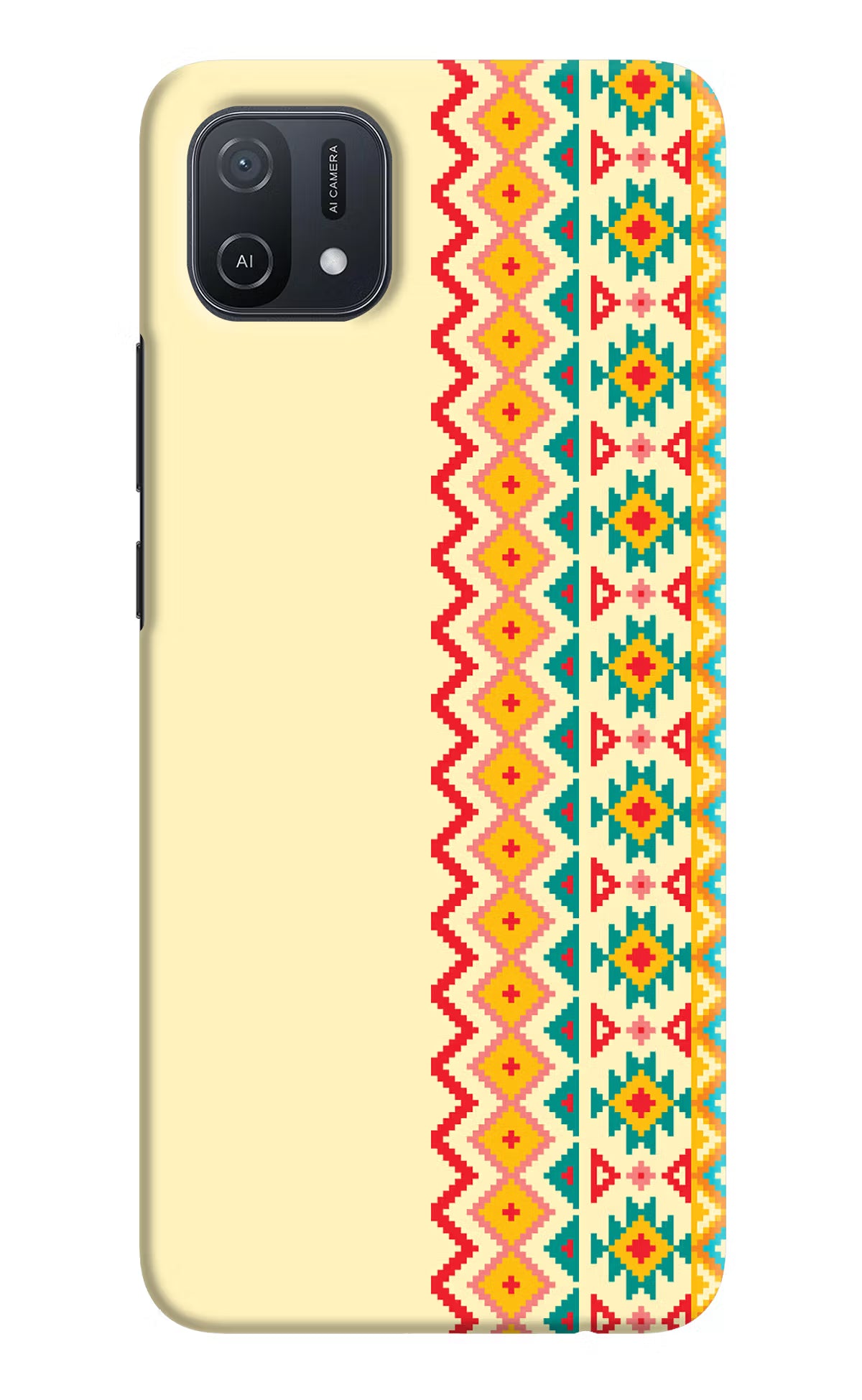 Ethnic Seamless Oppo A16k/A16e Hard Case Back Cover by Casekaro