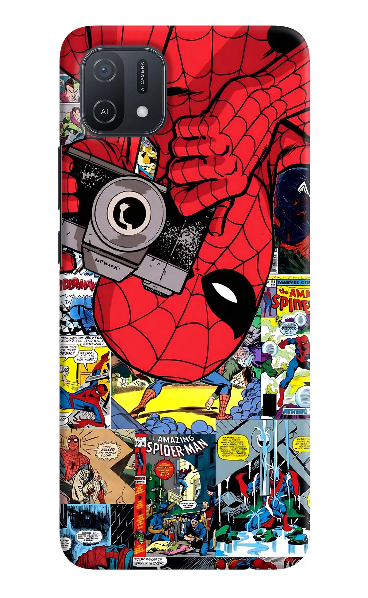 Spider Man Oppo A16k/A16e Hard Case Back Cover by Casekaro