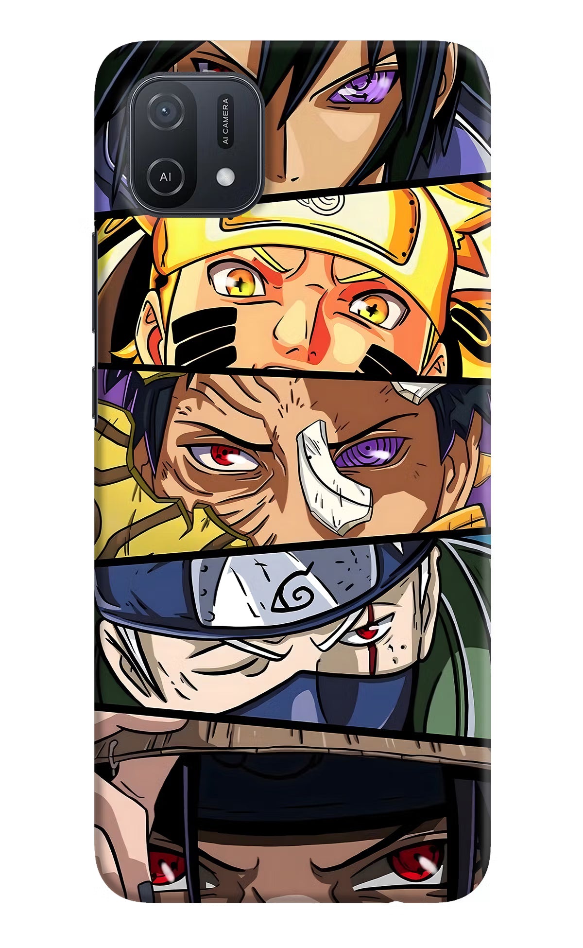 Naruto Character Oppo A16k/A16e Hard Case Back Cover by Casekaro