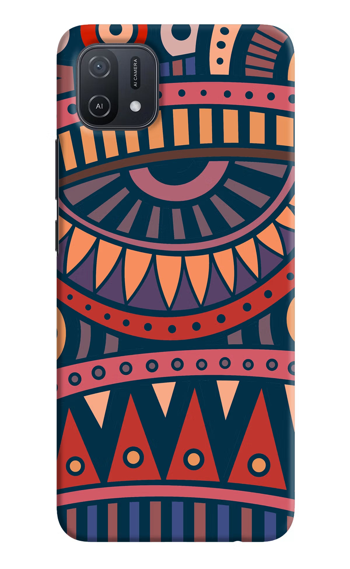 African Culture Design Oppo A16k/A16e Hard Case Back Cover by Casekaro