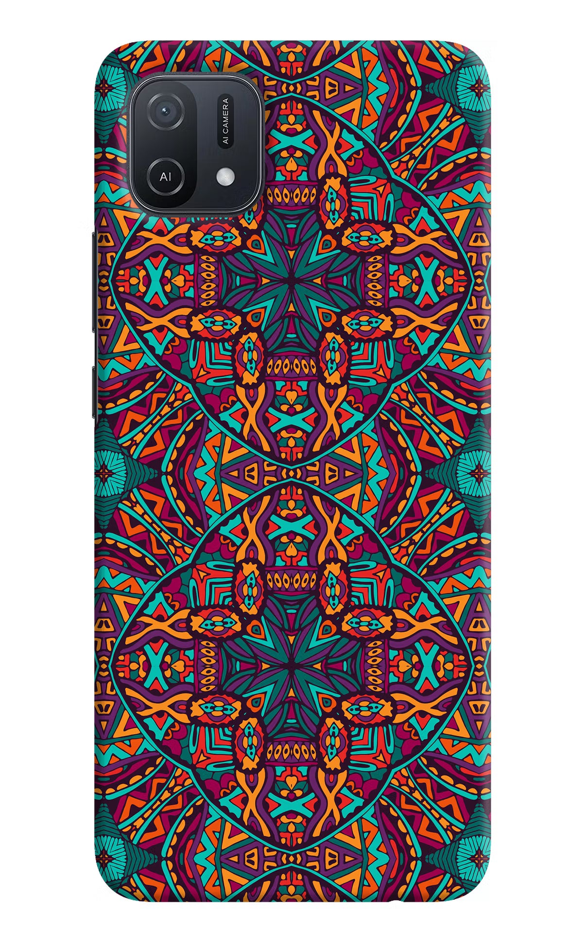 Colour Mandala Oppo A16k/A16e Hard Case Back Cover by Casekaro
