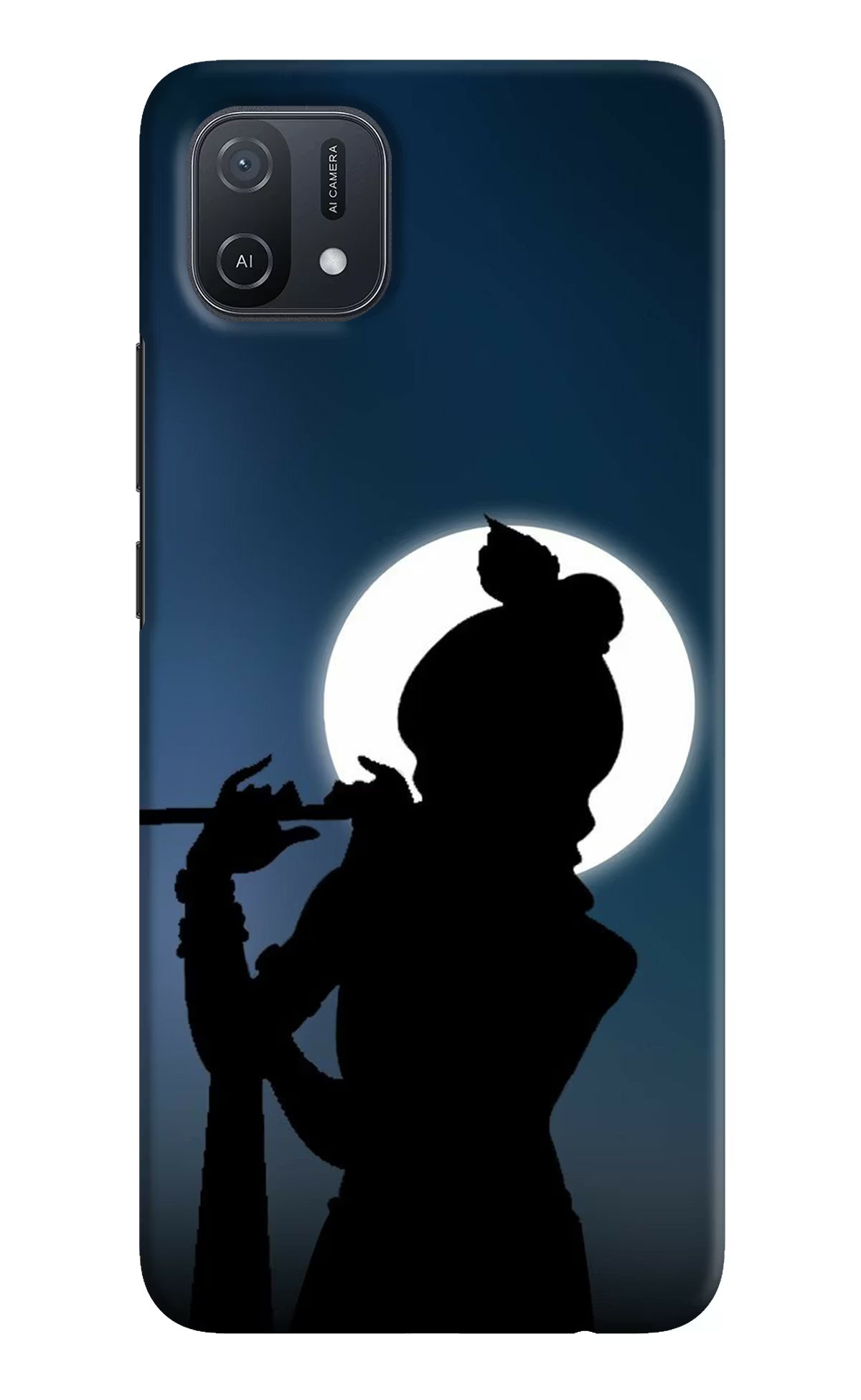 Shri Krishna Silhouette Oppo A16k/A16e Hard Case Back Cover by Casekaro