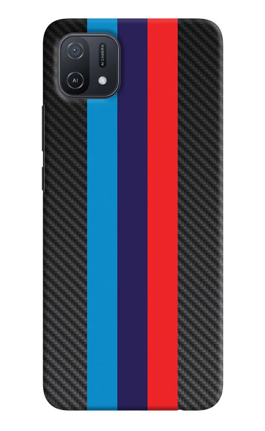 BMW Stripes Pattern Oppo A16k/A16e Hard Case Back Cover by Casekaro
