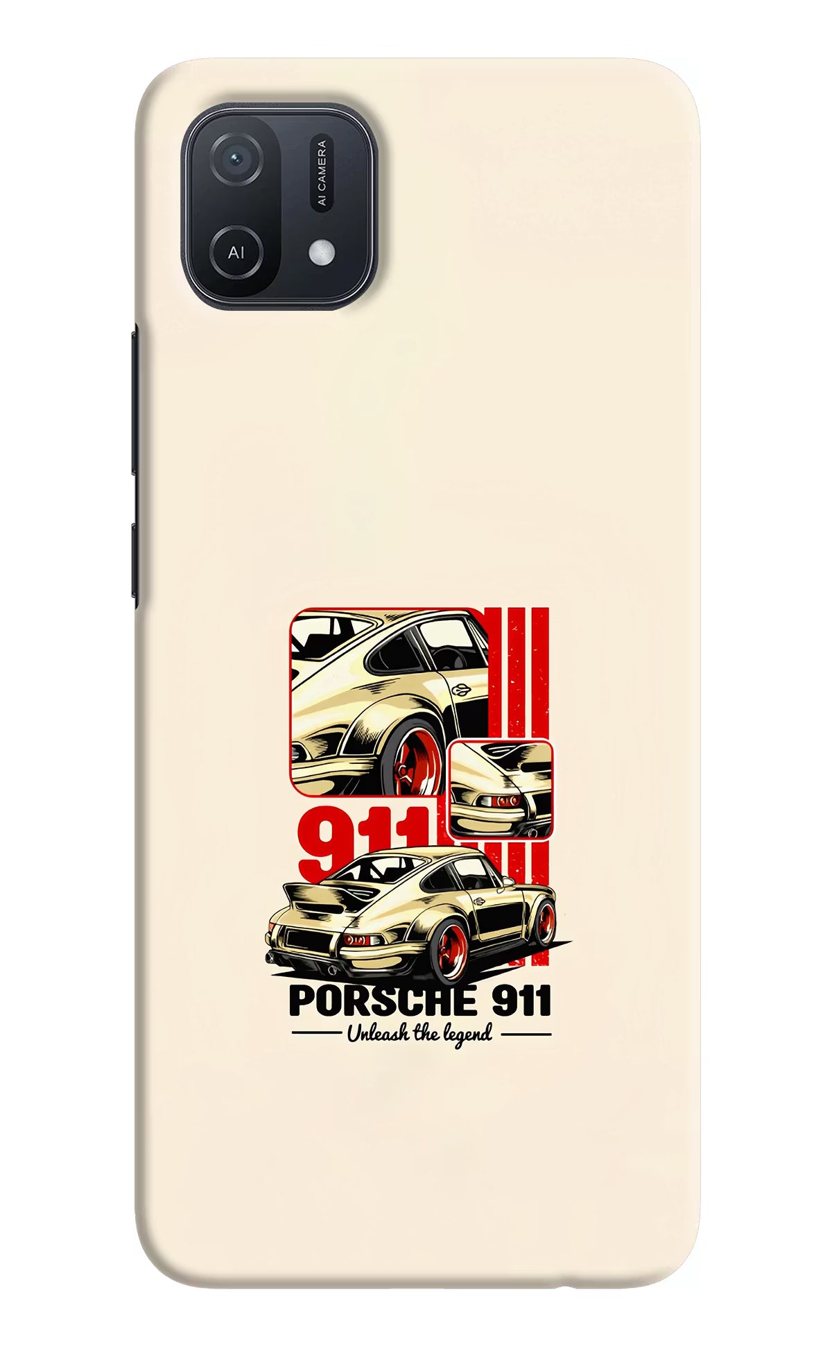 Classic Porsche 911 Oppo A16k/A16e Hard Case Back Cover by Casekaro