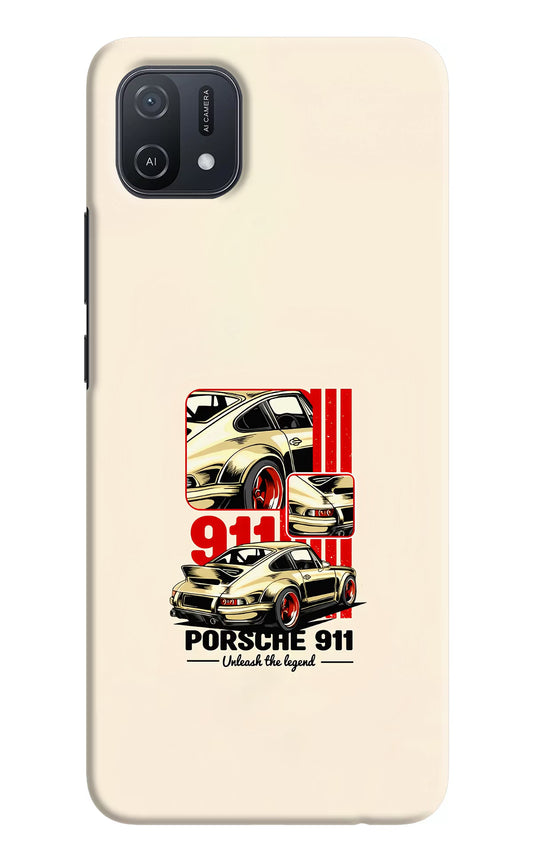 Classic Porsche 911 Oppo A16k/A16e Hard Case Back Cover by Casekaro