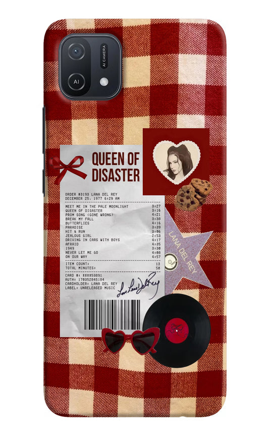 Queen of Disaster Oppo A16k/A16e Hard Case Back Cover by Casekaro