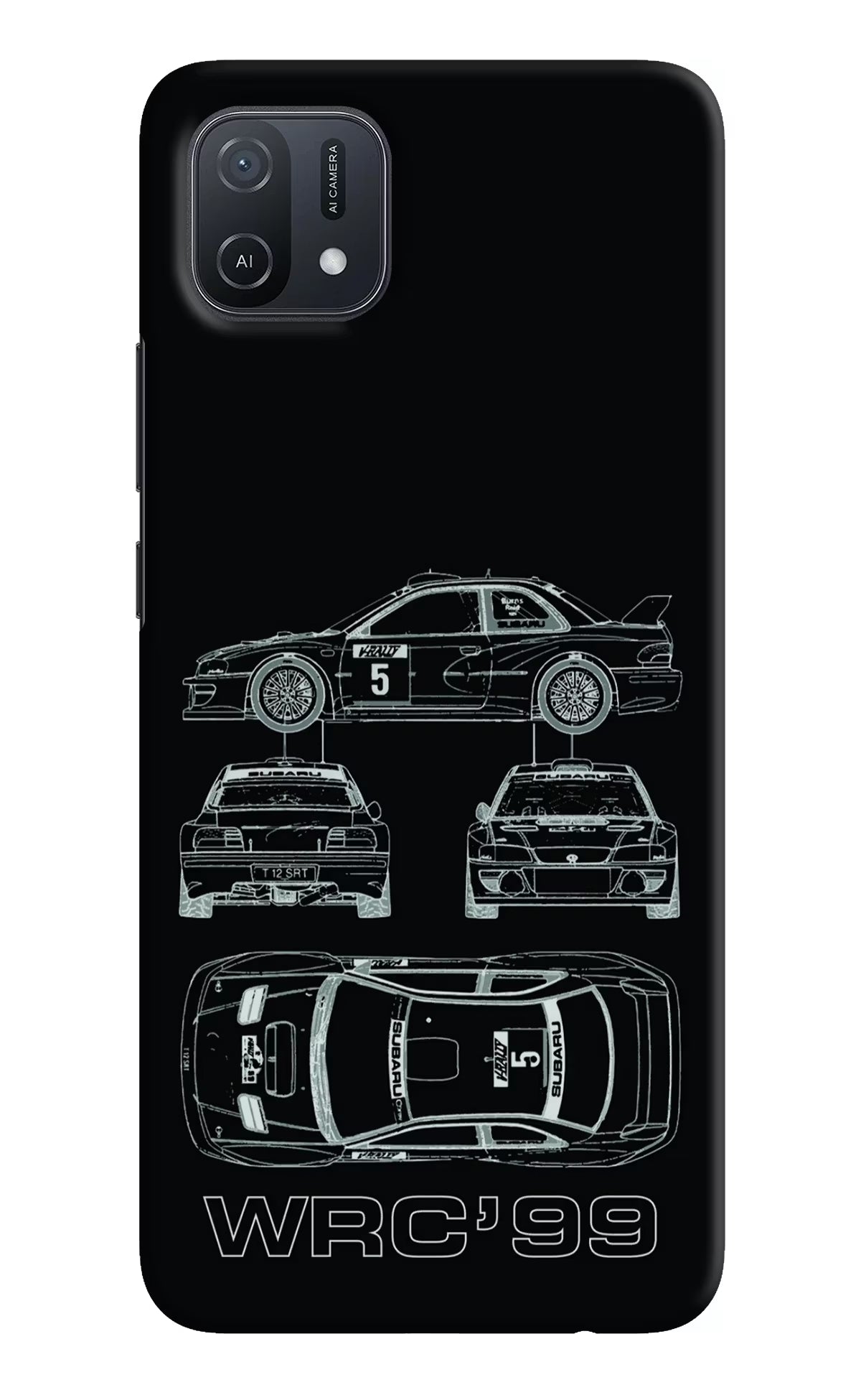 WRC'99 Oppo A16k/A16e Hard Case Back Cover by Casekaro