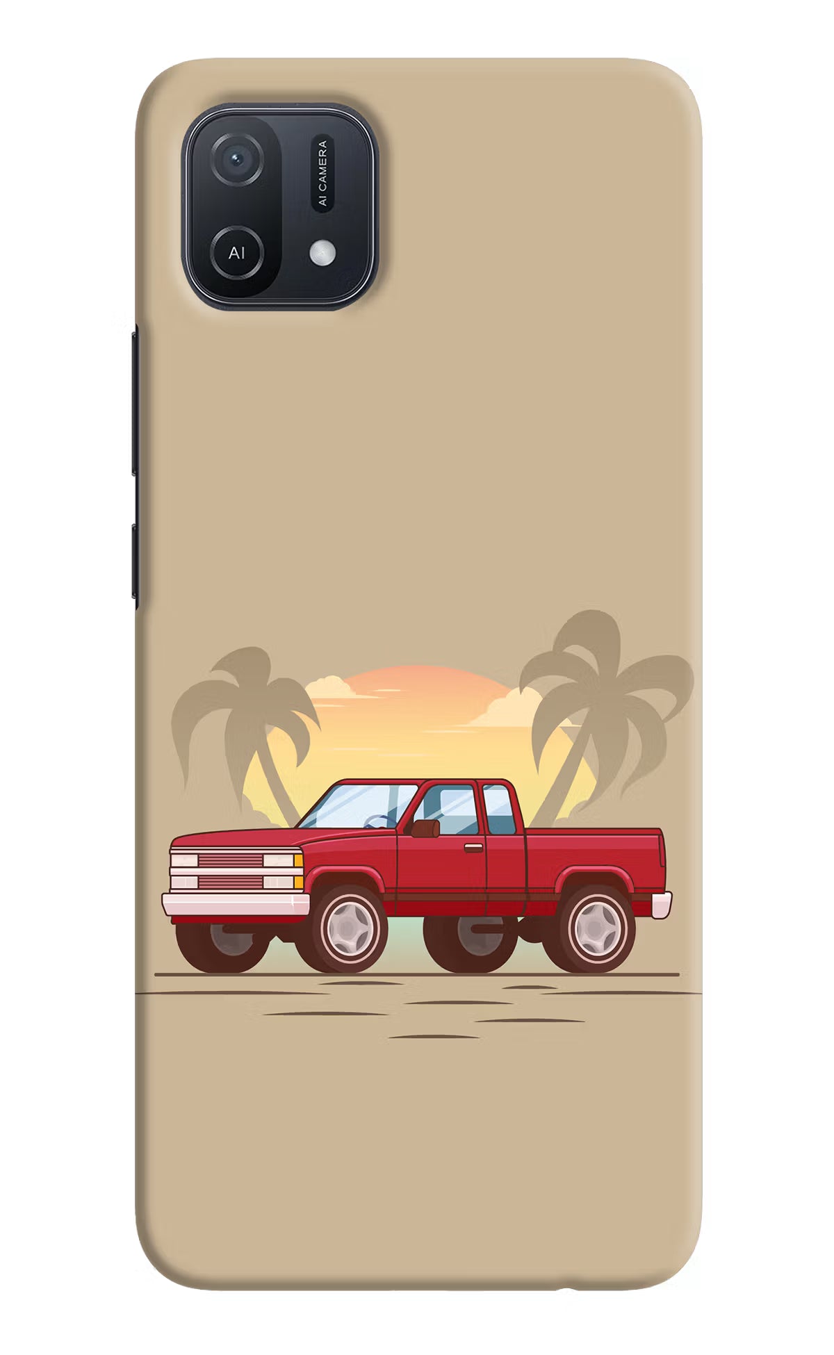 Desert Classic Drive Oppo A16k/A16e Hard Case Back Cover by Casekaro