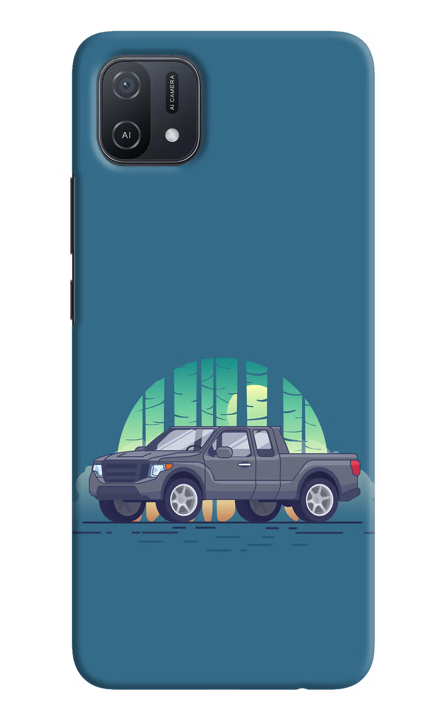 Retro Garage Vibe Oppo A16k/A16e Back Cover, Hard case