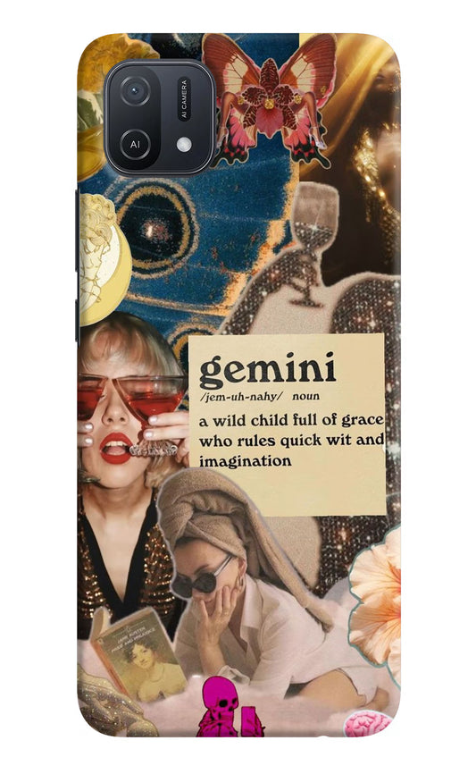 Gemini Zodiac Oppo A16k/A16e Hard Case Back Cover by Casekaro