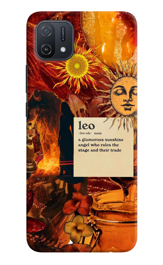 Leo Zodiac Oppo A16k/A16e Hard Case Back Cover by Casekaro