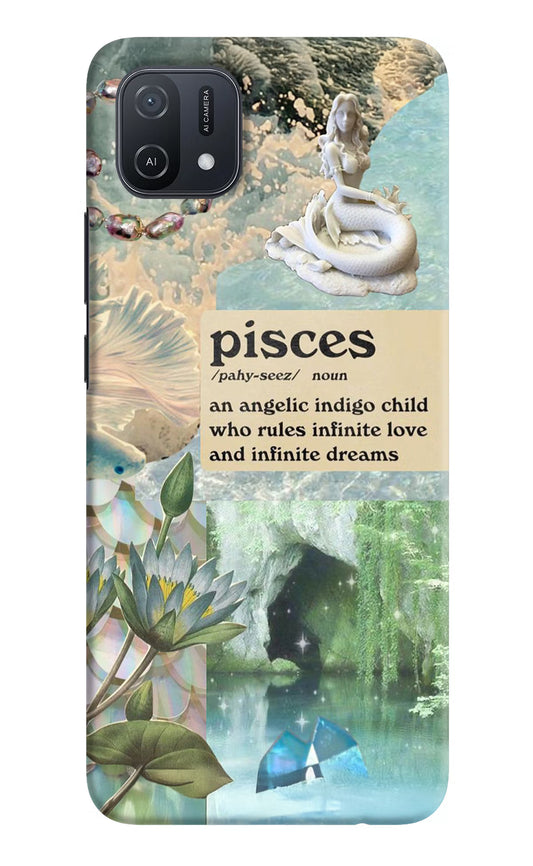 Pisces Zodiac Oppo A16k/A16e Hard Case Back Cover by Casekaro