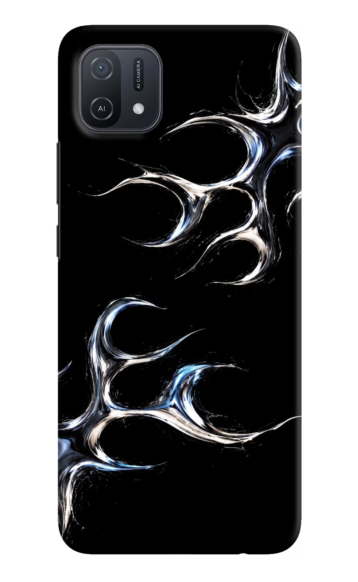 Chrome Tribal Oppo A16k/A16e Hard Case Back Cover by Casekaro