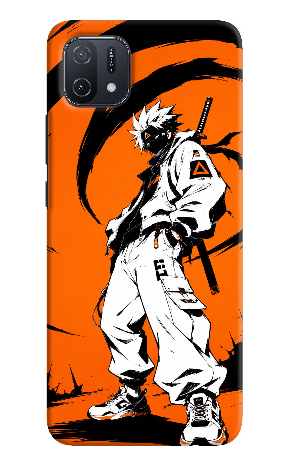 Street Samurai  Oppo A16k/A16e Hard Case Back Cover by Casekaro