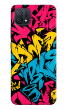 Graffiti Vibe Oppo A16k/A16e Hard Case Back Cover by Casekaro