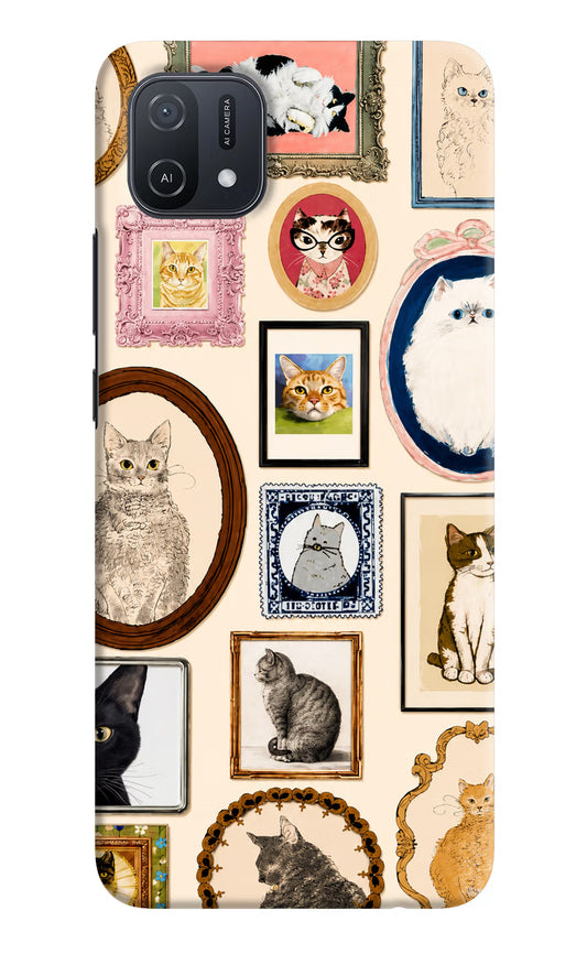 Mirror Cats Oppo A16k/A16e Hard Case Back Cover by Casekaro