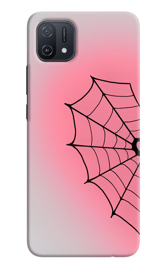 Pink Web Oppo A16k/A16e Hard Case Back Cover by Casekaro