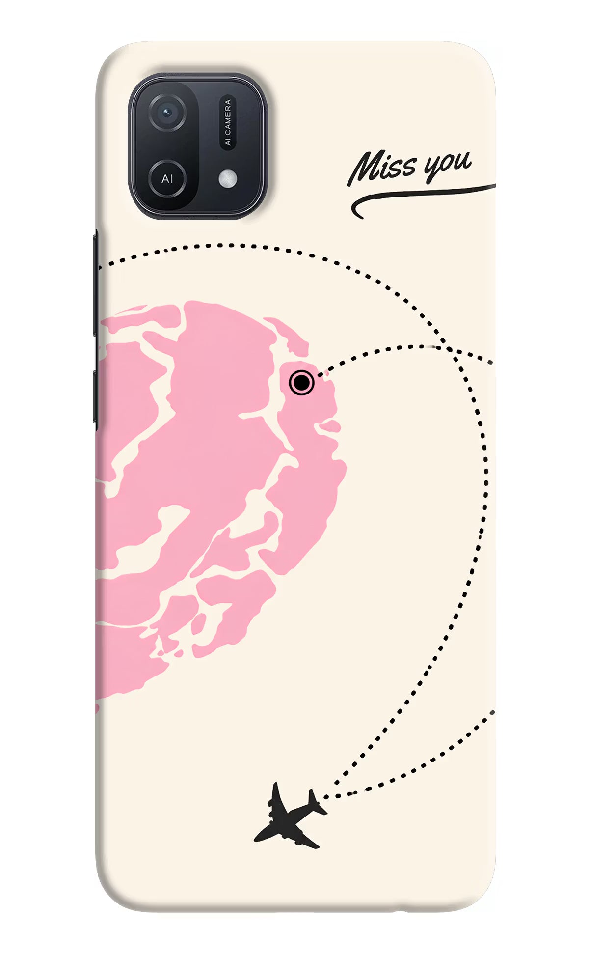 Miss Orbit Oppo A16k/A16e Back Cover