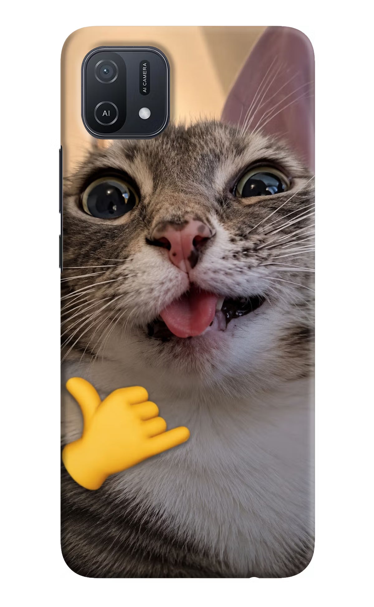 Silly Cat Call Oppo A16k/A16e Back Cover